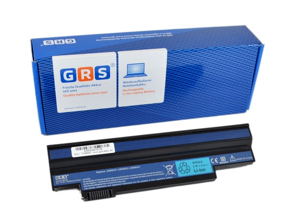 Akku UM09H73, Acer Aspire one 532h, 4400 mAh