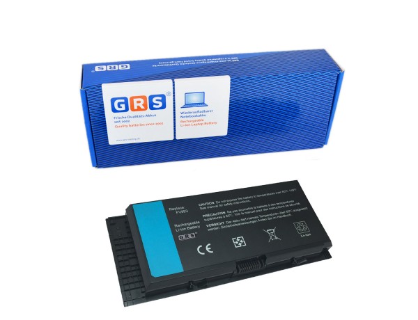Akku Dell 451-11743, 451-11744, FV993, PG6RC, R7PND, 6600mAh/73Wh 11,1V