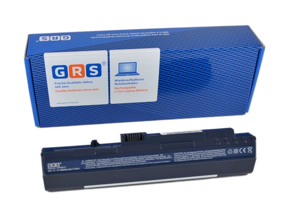 Akku ACER Aspire one A150-1570, 6600mAh/73Wh