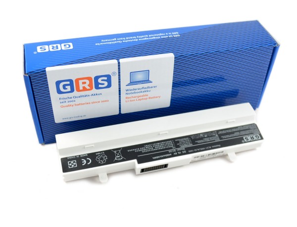 Akku 90-OA001B9000, Asus Eee PC, weiß, 4400 mAh