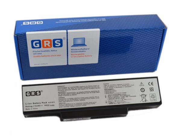 Akku ASUS K72, N71, N73, N73JF, N73JG, N73JN, N73JQ, 4400mAh, 10,8V