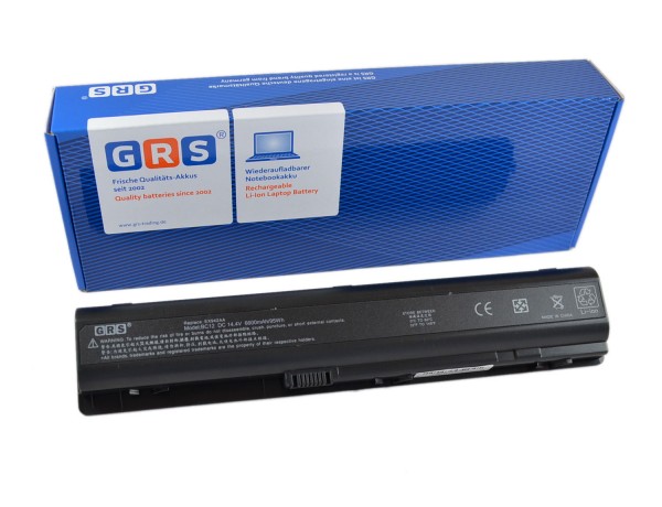 Akku HP 416996-521, 6600mAh/95Wh, 14.4V