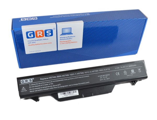 Akku HSTNN-IB89, HP Probook 4510S, 6600 mAh